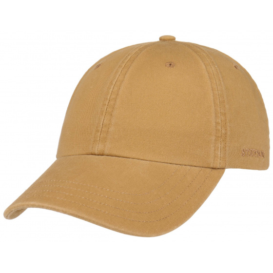 Rector Camel Cotton Cap - Stetson