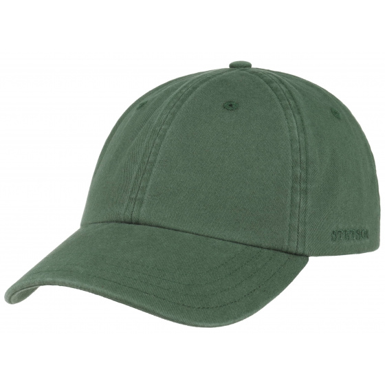 Rector Green Cotton Cap - Stetson