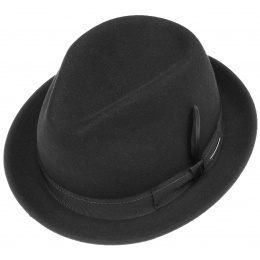 Pork Pie Veradale Black Felt Hat - Stetson