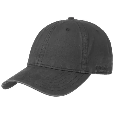 Stetson Ducor Black Cotton Baseball Cap UPF 40+ - Reference: 3305 | Traclet Hat Shop