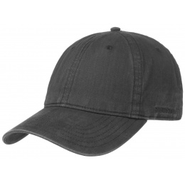 Stetson Ducor Black Cotton Baseball Cap UPF 40+