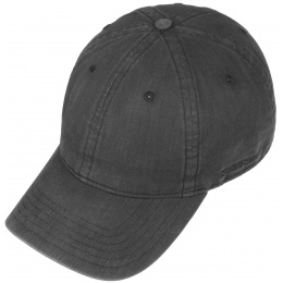 Ducor Baseball Cap Black Cotton - Stetson
