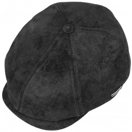Casquette McCook Pig Skin Noir Stetson