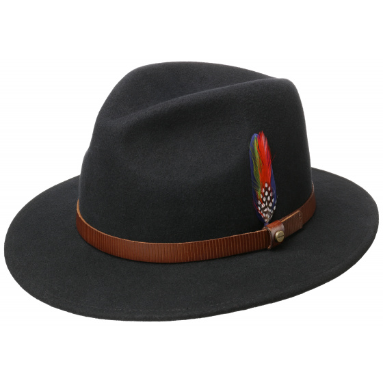 Chapeau Traveller Feutre Laine Marron - Stetson Chapeau Traveller Feutre Laine Marron - Stetson