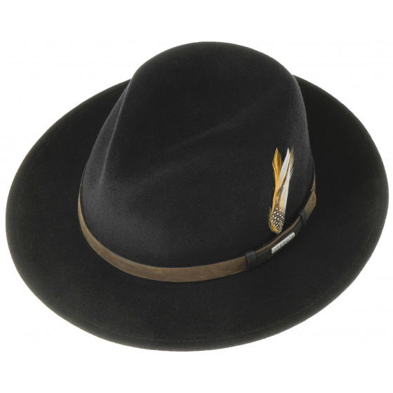 Chapeau Traveller Sardis Noir - Stetson Chapeau Traveller Sardis Noir - Stetson