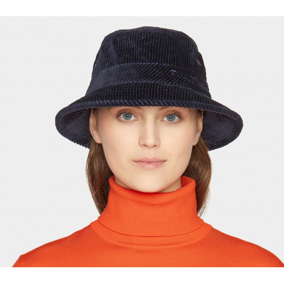 Cotton Sea Bucket Hat Navy Blue - Tilley