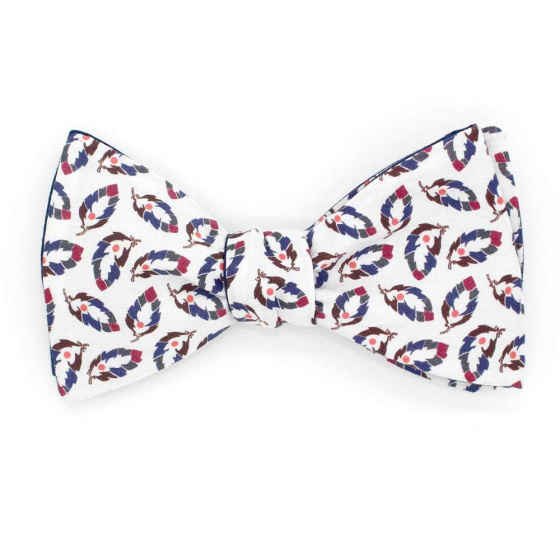 Liberty Fancy Floral Bow Tie - Le Coq En Pap