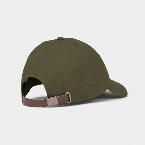 Olive Waxed Cotton Baseball Cap - Tilley Olive Waxed Cotton Baseball Cap - Tilley