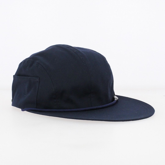 Marlin Navy Large Visor Cap Made In France - Crambes