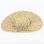 Blajor Natural Straw Wide Brim Hat - Crambes
