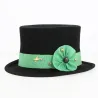 Chapeau Haut de Forme Saint-Patrick Feutre laine - Traclet