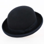 Melon Hat Wool Felt Navy - Guerra 1855