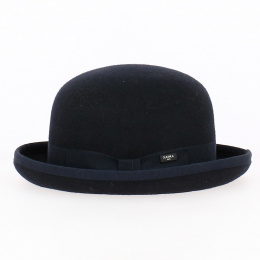 Chapeau Melon Feutre Laine Marine - Guerra 1855