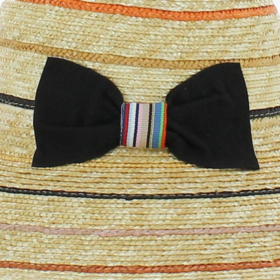 Iris Wide Brim Natural Straw Sun Hat - Traclet