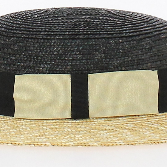 Capeline - Canotier Bastia Paille Naturelle - Traclet Capeline - Canotier Bastia Paille Naturelle - Traclet