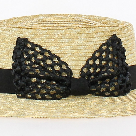 Capeline - Canotier Monaco Paille Naturelle - Traclet