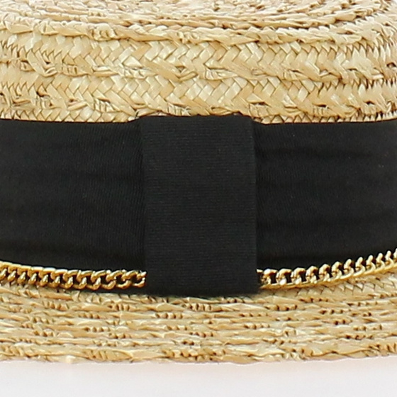 Canotier Hilton Paille Naturelle - Traclet