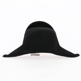 Black Wool Felt Hat - Traclet
