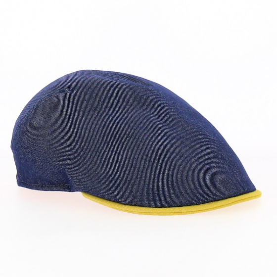 Blue cotton round cap - Traclet