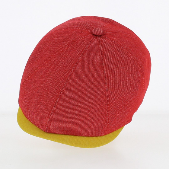 Adam Red domed cap - Traclet