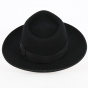 Black rabbit felt hat - Fléchet