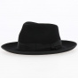 Black rabbit felt hat - Fléchet