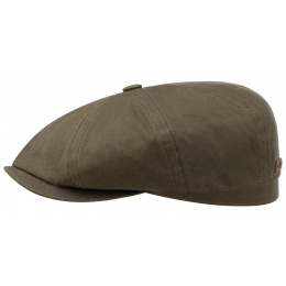 Hatteras Louvain Rain Cap Khaki Earflap - Stetson