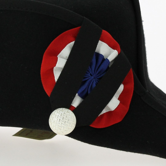 Bicorne Cocarde Felt Wool Black - Traclet