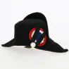 Bicorne Cocarde Feutre Laine Noir - Traclet