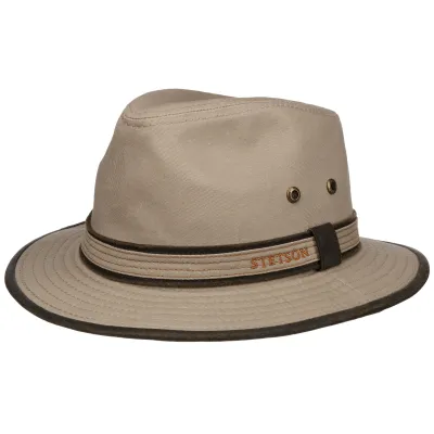 Chapeau tissu Stetson UPF 40+ - Ava Beige