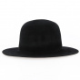 Palmade Melon Hat Black Felt Hair - Traclet