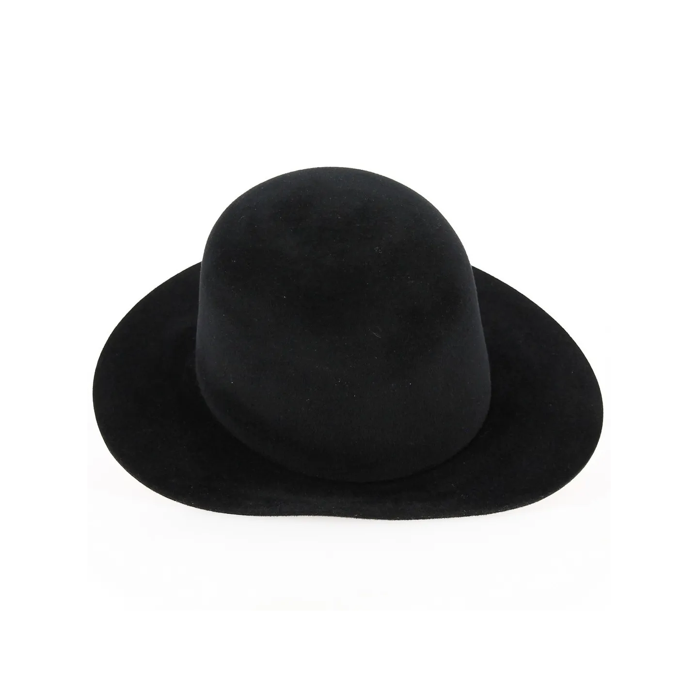 Chapeau Melon Palmade Feutre Poil Noir - Traclet
