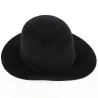 Chapeau Melon Palmade Feutre Poil Noir - Traclet
