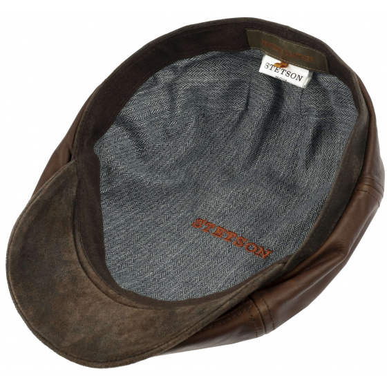Stetson Brooklyn Lakeside Leather Cap Stetson Brooklyn Lakeside Leather Cap