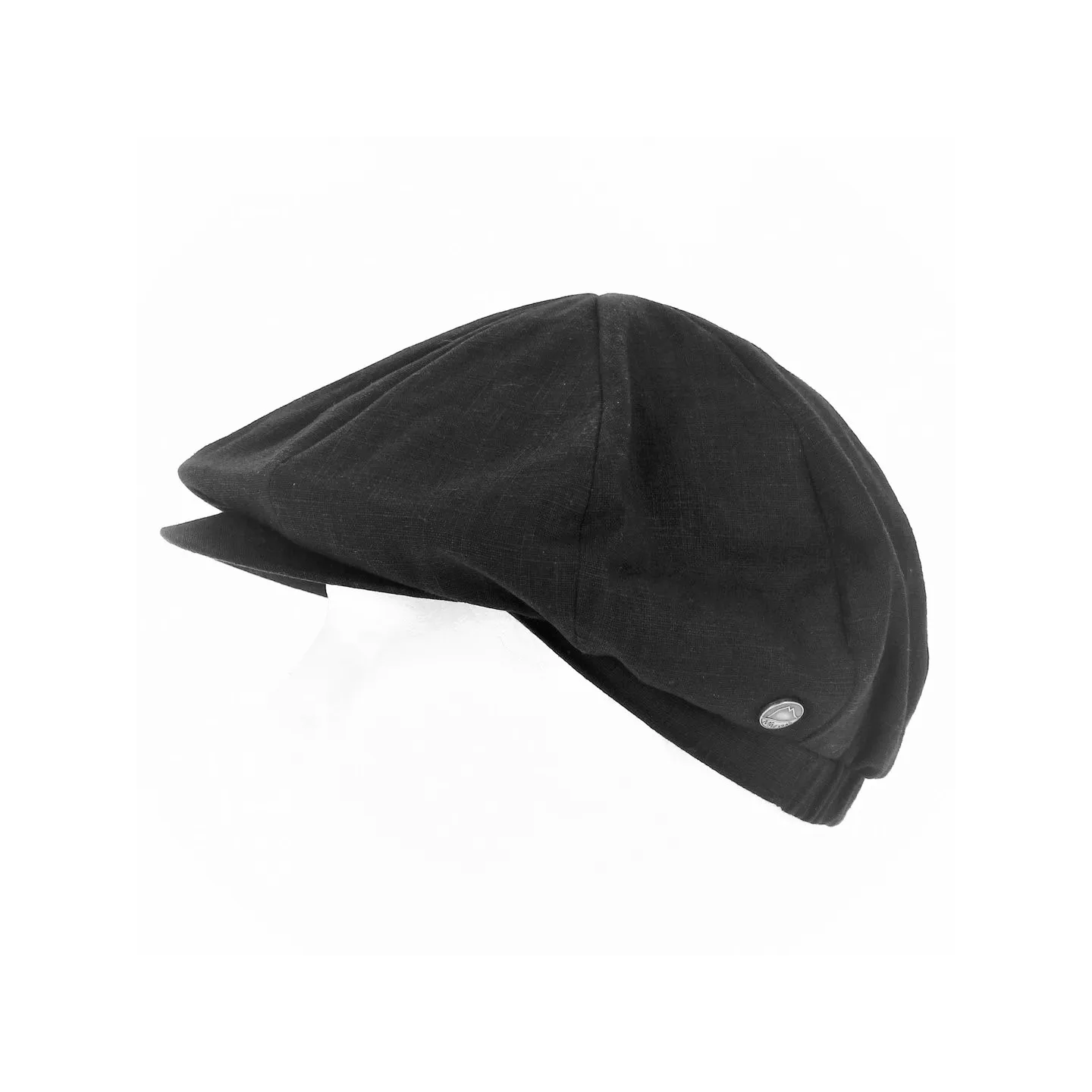 Casquette Gavroche Rasta Lin Noire - Mtm