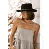 Gambler hat - Black wool felt Reference: 2092 | Traclet Hat Shop