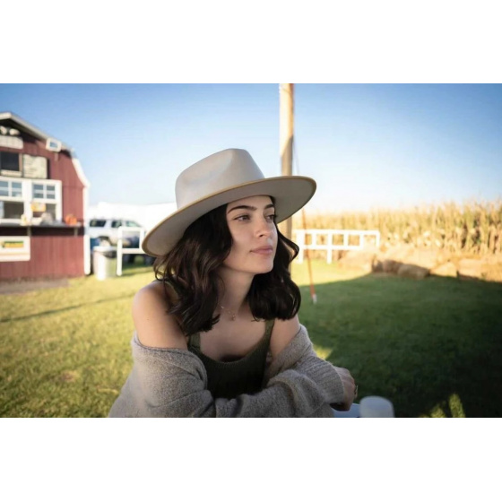 Fedora Kimberly Rancher Grey Wool Felt Hat - Conner Hats