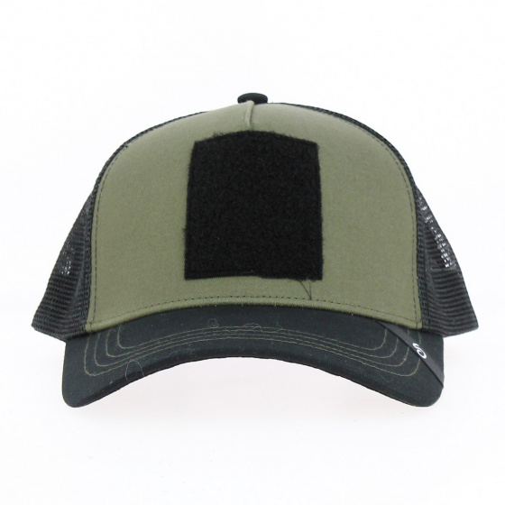 Baseball Cap Trucker Patch Army Green - Scratchy's