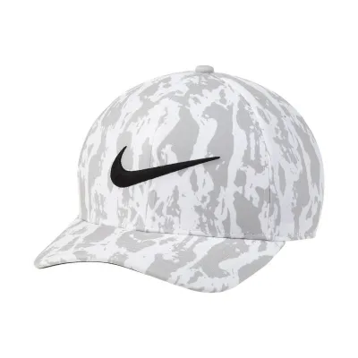 Casquette Baseball Aerobill Camouflage Blanche - Nike