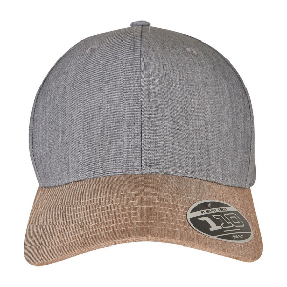 Casquette Baseball Polyester Gris et Kaki - Flexfit Casquette Baseball Polyester Gris et Kaki - Flexfit