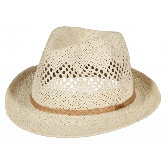 Chapeau Trilby Baisy Paille Beige Clair - Barts