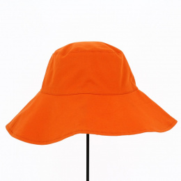 Orange Cotton Floppy Hat - Traclet