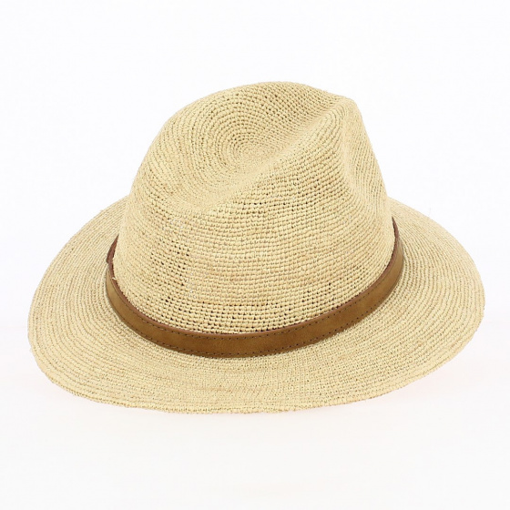 Chapeau Traveller Raphia Crochet - Fléchet