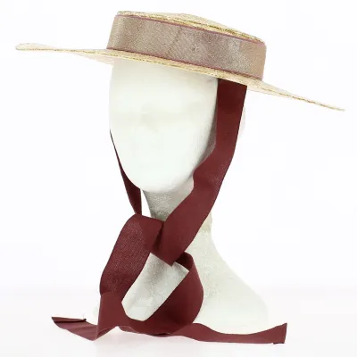 Chapeau provençal Rosie Paille Naturelle - Panizza