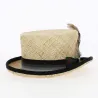 Chapeau Haut de Forme Altaria Paille Naturel - Alfonso d'Este Reference : 8005 | Chapellerie Traclet