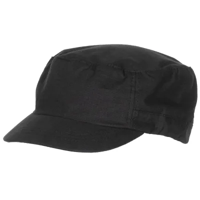 Black Army Rip Stop Cap - Traclet Reference: 17898| Traclet Hatters