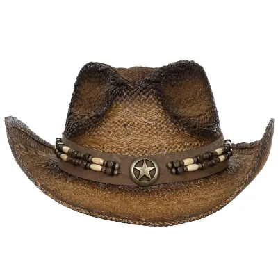 Chapeau Cowboy The Pagan’s Paille Naturel - Traclet Reference : 17899| Chapellerie Traclet