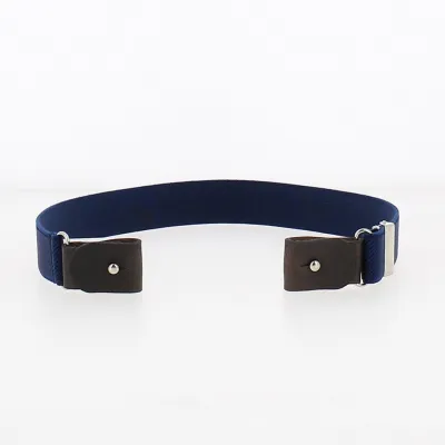 Ceinture sans boucle enfant bleu marine - Traclet