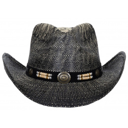 copy of Cowboy Thunderbird Straw Brown Paper Cowboy Hat - Traclet