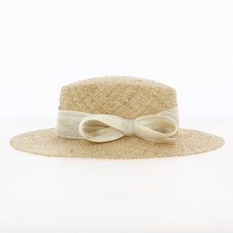 Women's Aliska Natural Straw Hat - Traclet